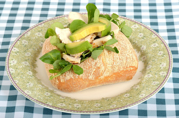 Chicken and Avocado Roll