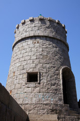 Fototapeta na wymiar Zwiedzanie zamku w Rapallo