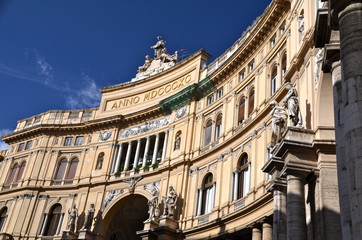 Fototapeta premium Umberto I gallery in the city of Naples, italy