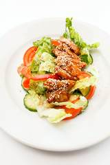 meat with vegetables