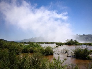 Upper part of Devil's throat, Iguazu falls
