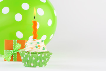 birthday cupcake