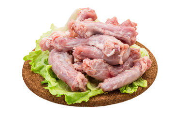 Raw chicken neck