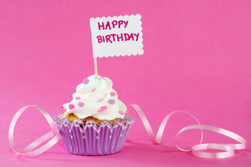 birthday cupcake