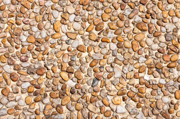 The cobblestone background