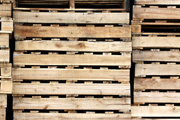 Wooden texture of pallets.