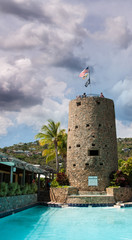 Tower of Blackbeard Castle in Saint Thomas, U.S. Virgin Islands © jovannig