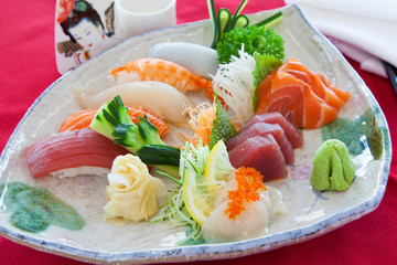 Mixed sashimi