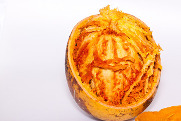 the ripe bael on paper backgorund