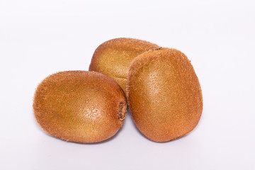 the kiwi on paper background