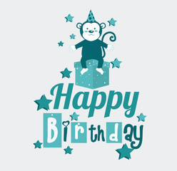 Happy birthday design