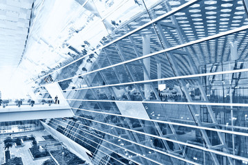 Obraz premium hall of modern building