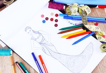 Fashion designer close up