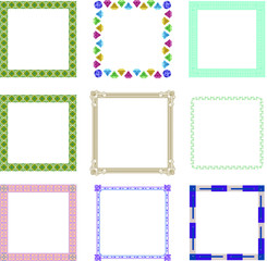 Frames pattern (set18)