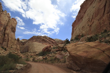 gorges de capitol Reef, Utah