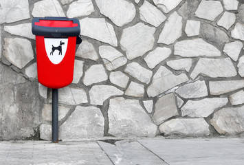 trash can for dogs