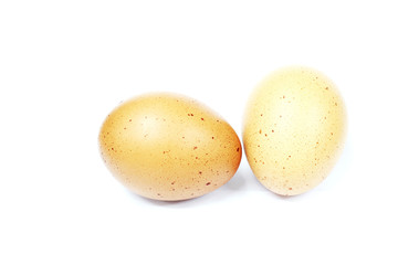 eggs isolated on white background