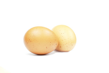 eggs isolated on white background