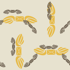 seamless background, wing, angel, envelope