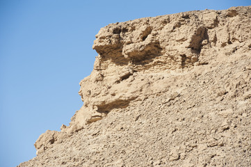 Fototapeta premium Rocky mountain slope in a desert