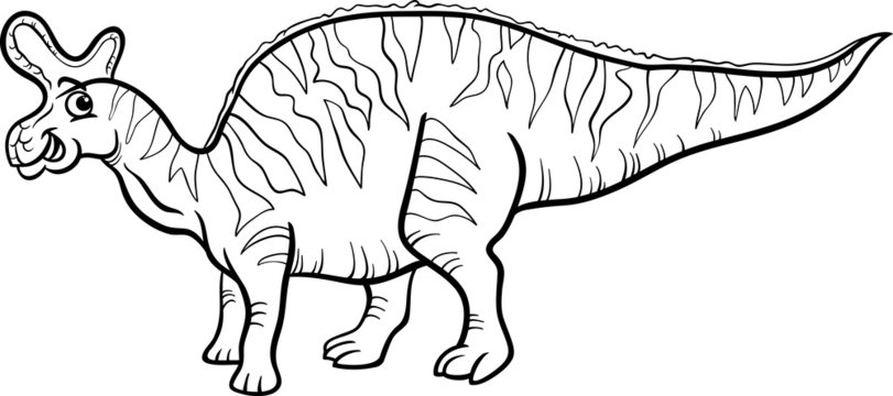 lambeosaurus dinosaur coloring page