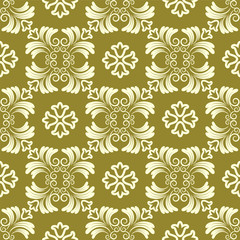 vector damask wallpaper. design elements. flower backdrop