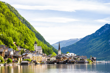 Fototapeta premium Hallstatt, Upper Austria, Austria