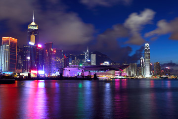 Hong Kong cityscape at night