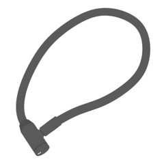 cartoon image of bicycle lock