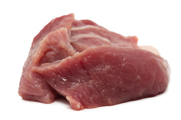 Meat isolated on white
