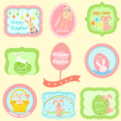 Happy Easter Design Element