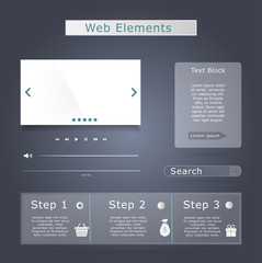 Web elements collection set