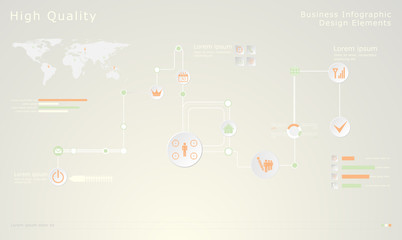 High quality business infographic elements