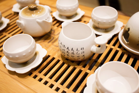 Classical asian tea set