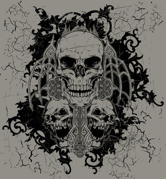 Naklejki No faith / Scratches are available in a separate layer