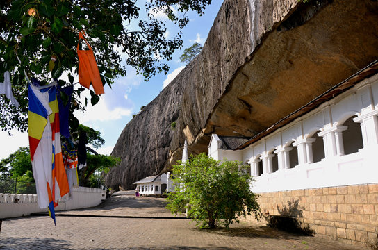 Dambulla cave temple Buddhist monastery in Sri Lanka