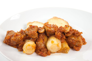 carne di bovino alla marengo