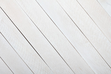 White wooden painted planks background