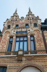 Fototapeta premium ein altes haus in antwerpen