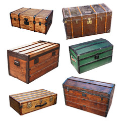 Malle en bois - Wood trunk