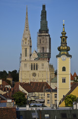 Fototapeta na wymiar Katedra Świętego Szczepana, Zagrzeb 6