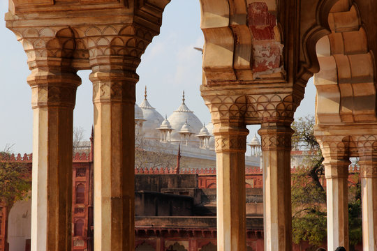 Inde 16 Agra fort rouge