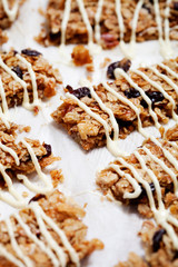 Homemade granola bars
