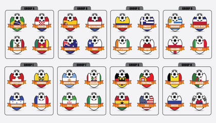 Badges of National Flags - 63433484