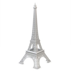 Fototapeta na wymiar 3d Eiffel Tower metallic