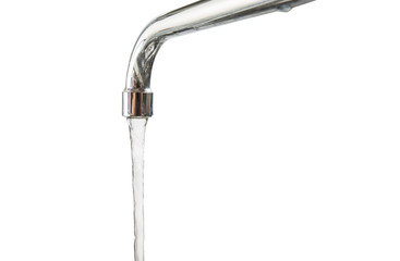 Water Pouring From Faucet - obrazy, fototapety, plakaty