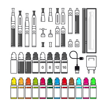 cigarette &eacute;l&eacute;ctro flat
