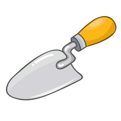 Trowel isolated illustration