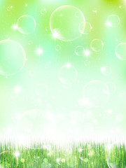 Obraz premium 空 草 風景