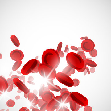 background with red blood cells